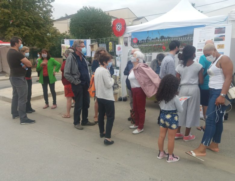 Les coquelicombs étaient présents au forum des associations de Combs La Ville