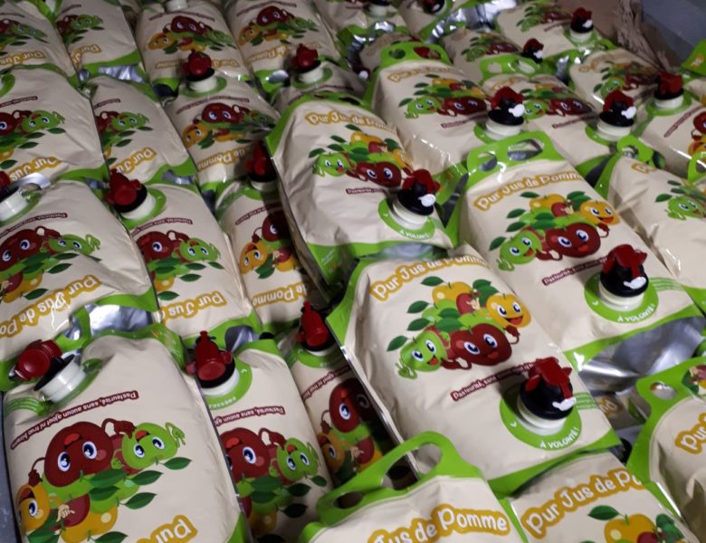 Vente de jus et de fruits des Vergers Vivants de Lieusaint